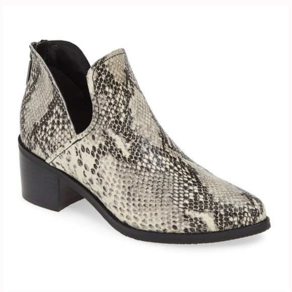 Blondo Shoes - Blondo Eliza Snake Print Booties Size 8.5M